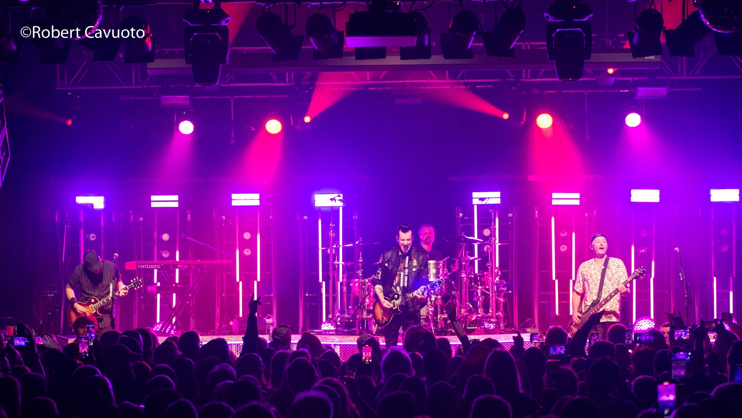 Theory of a Deadman on stage
